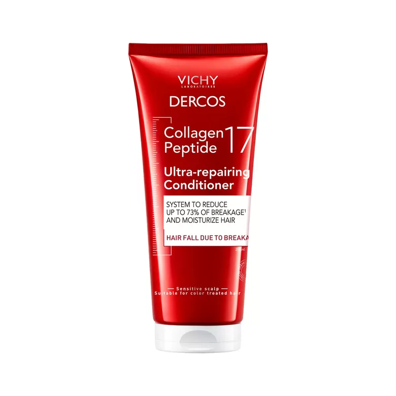 Intensīvi atjaunojošs kondicionieris bojātiem Vichy Dercos Collagen Filler 17 Ultra-Repairing 200 ml