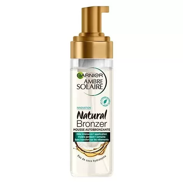 Delial Natural Bronzer yra skaidrios savaiminio įdegio putos 200ml