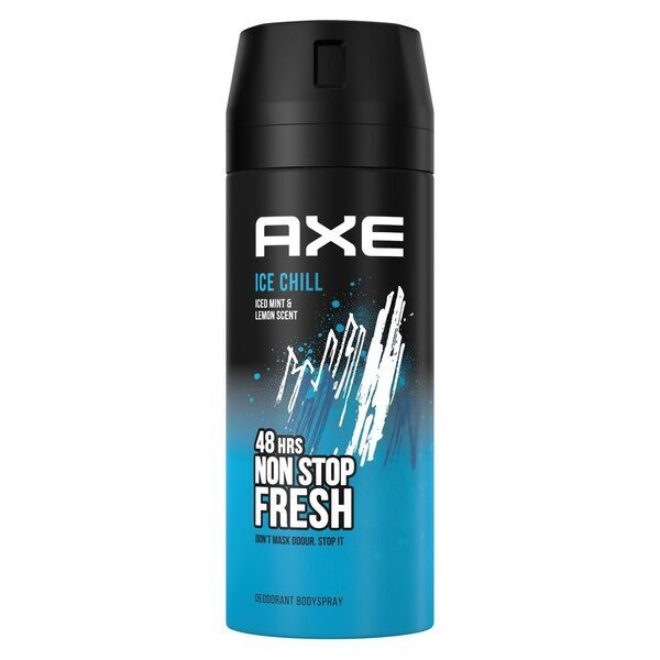 Axe Ice Chill kehadeodorant sprei, 150 ml
