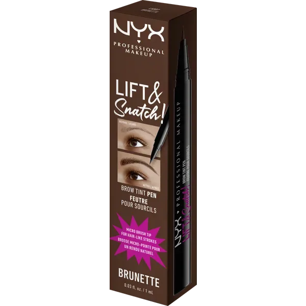 NYX Professional Makeup Lift & Snatch! Brow Tint Pen kulmakarvakynä 07 Brunette 1 ml. dm Magyarország