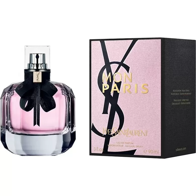 Jausmingas, moteriškas ir šiuolaikiškas kvapas Yves Saint Laurent Mon Paris Eau De Parfum 90 ml (moterims)