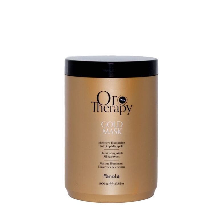 Fanola Orotherapy Gold Mask – Sära andev juuksemask kõikidele juuksetüüpidele – 1000 ml