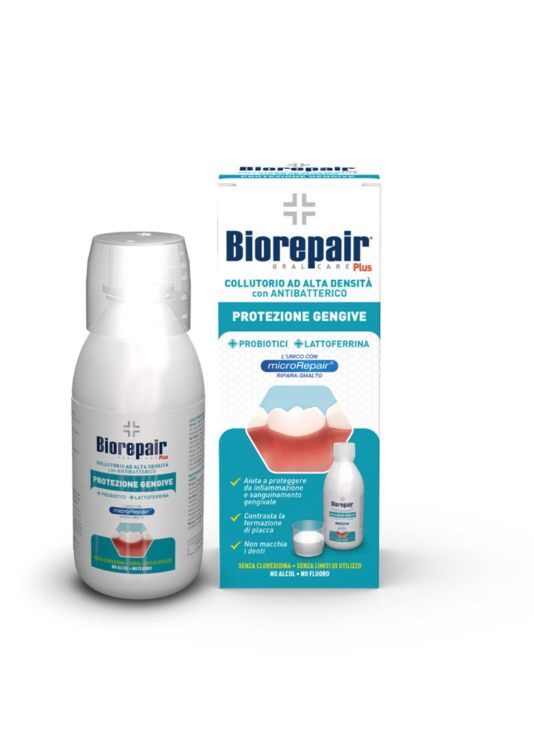 Biorepair Plus antibakterinis intensyvios priežiūros burnos skalavimo skystis (250 ml)
