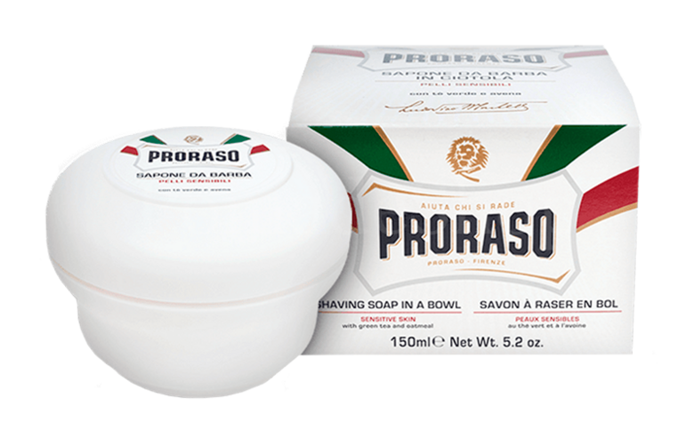 Специально разработанное мыло для бритья для чувствительной кожи Proraso Shaving Soap in a Bowl 150 мл