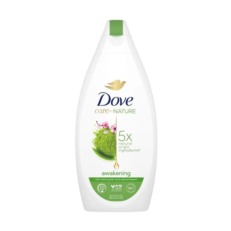 Mitrinošs dušas gels Dove Shower Gel Matcha Tea & Sakura Blossom Awakening Ritual 400 ml