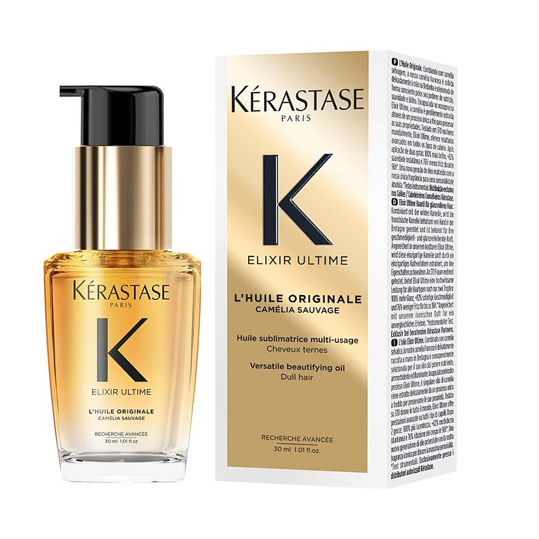 Kérastase Elixir Ultime L'Huile Originale juukseõli sära ja sileduse andmiseks, 30 ml