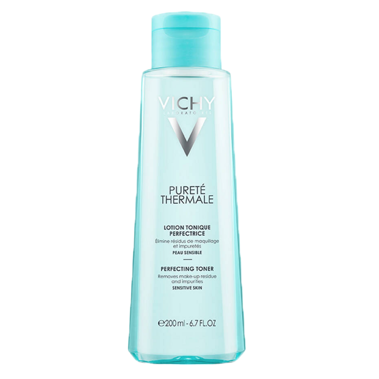 Alkoholi­vaba näotoonik Vichy Pureté Thermale naha seisundi parandamiseks, 200 ml