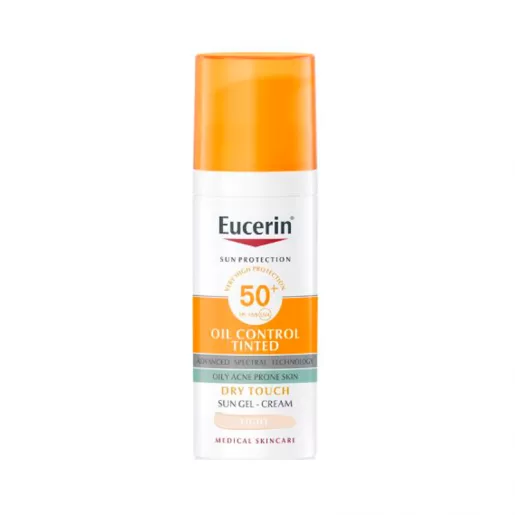 Atspalvį suteikiantis veido kremas nuo saulės Eucerin Sun Pigment Control Tinted SPF50+ 50 ml