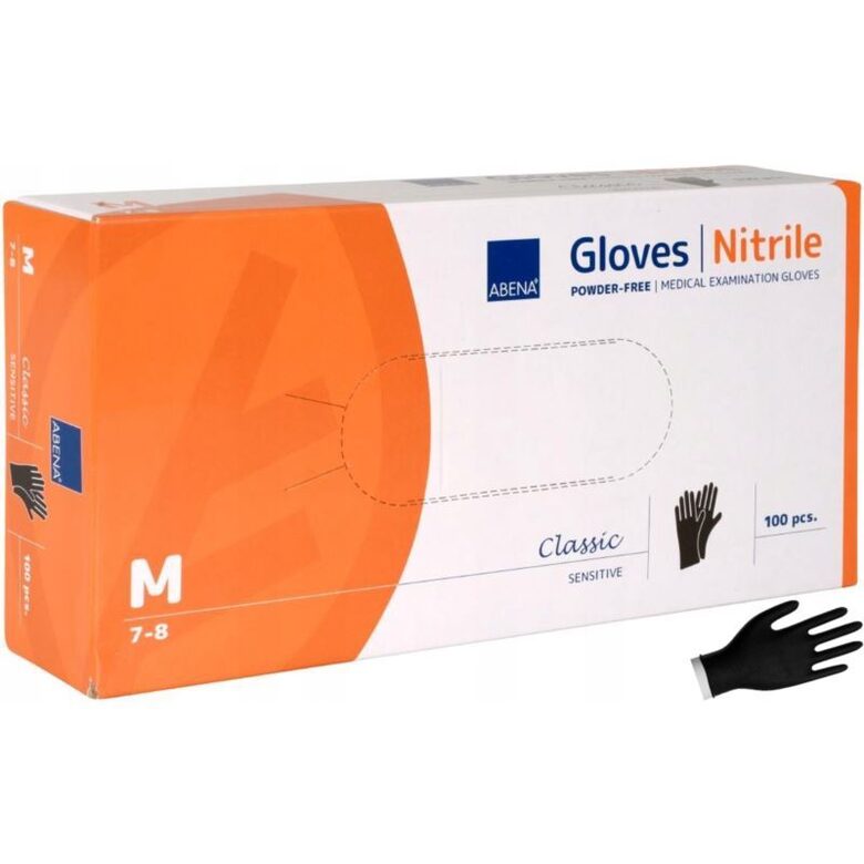 ABENA Nitrila medicīniskie izmeklējumu cimdi – bez pulvera, bez lateksa