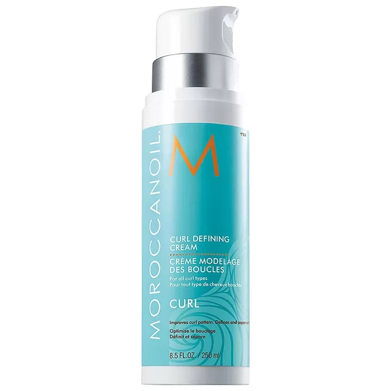 Specialiai banguotiems ir garbanotiems plaukams sukurtas kremas Moroccanoil Curl Defining Cream, 250 ml