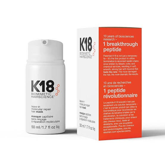 Profesionali nenuplaunama plaukus atkurianti kaukė K18 Leave-In Repair 50 ml