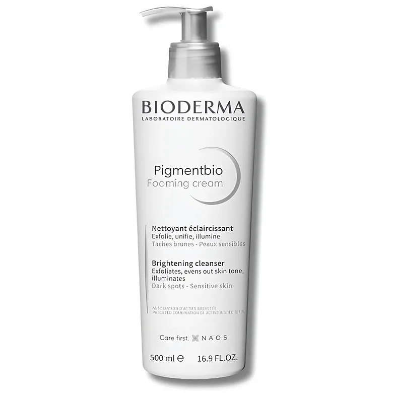 Bioderma Pigmentbio Foaming Cream -puhdistus- ja kuorintageeli pigmentoituneelle iholle 500 ml