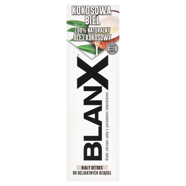 Balinančioji dantų pasta BlanX Coco su kokosų aliejumi 75 ml
