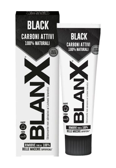 Отбеливающая зубная паста Blanx Black Toothpaste, 75 мл