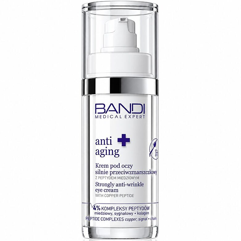 BANDI Medical Expert ikääntymistä ehkäisevä silmänympärysvoide kuparipeptidillä 30 ml