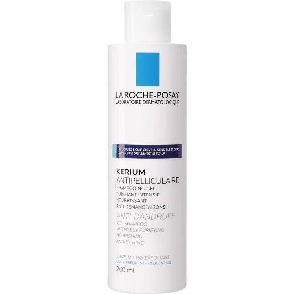 La Roche-Posay Kerium kõõmavastane geelšampoon 