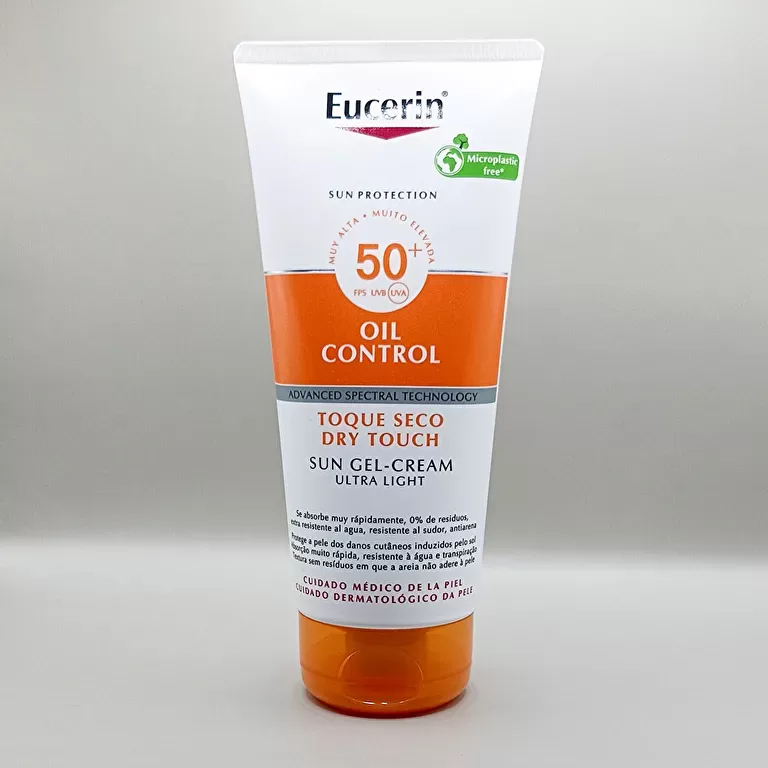 Inovatyvus kremas nuo saulės Eucerin Gel-Cream Dry Touch SPF 50+