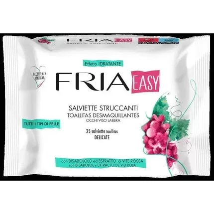 Fria Easy makiažo valymo servetėlės yra švelnios ir veiksmingos