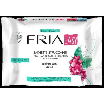 Mitrās kosmētikas noņemšanas salvetes Fria Easy 