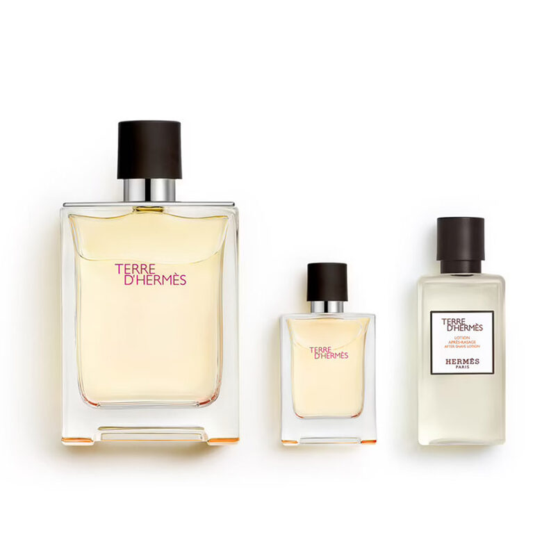 Komplekt meestele Hermes Paris Terre d'Hermes tualettvesi 75 ml pihusti + dušigeel 40 ml + minitoode 5 ml