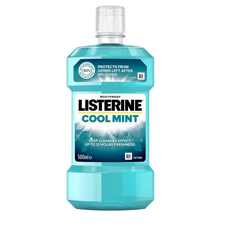 Listerine Cool Mint burnos skalavimo skystis 500 ml