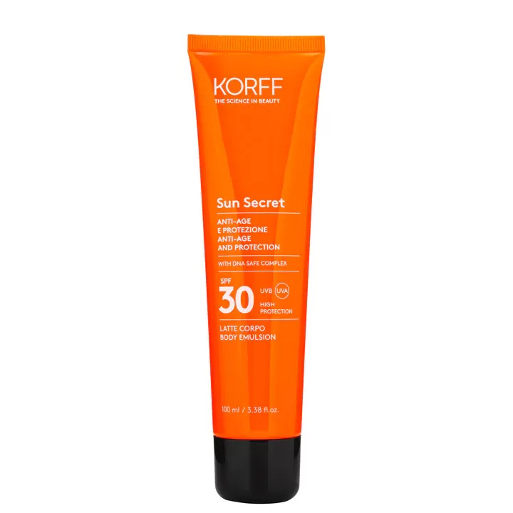 Korff Sun Secret kūno pienelis su SPF 30