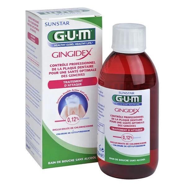 Gum GingiDEX intensīvai mutes dobuma un smaganu kopšanai, 300 ml