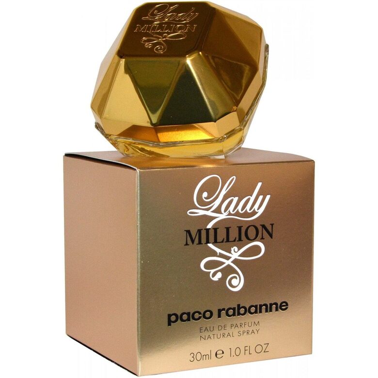 Paco Rabanne Lady Million Eau de Parfum Spray moterims – Black Edition, 30 ml