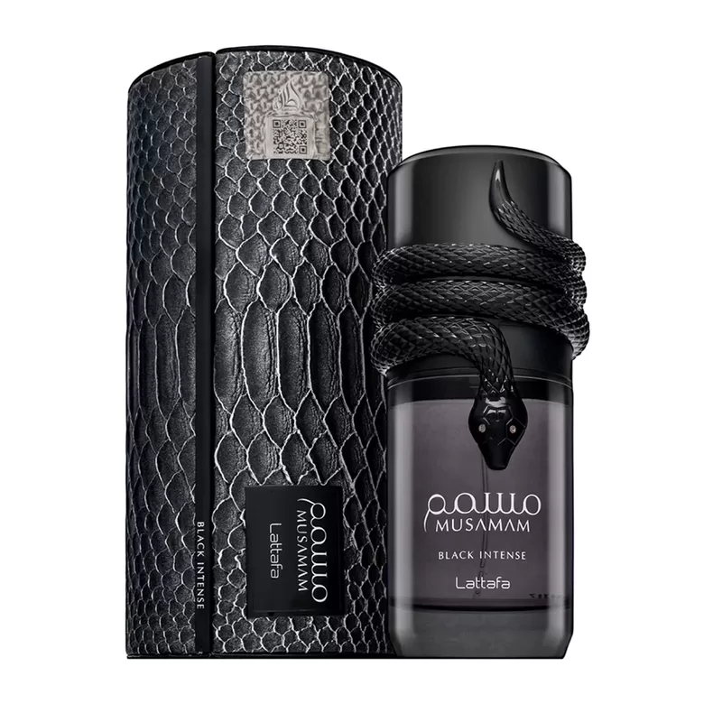 Spēcīgs, intensīvs un vīrišķīgs aromāts Lattafa Musamam Black Intense Eau De Parfum 100 ml