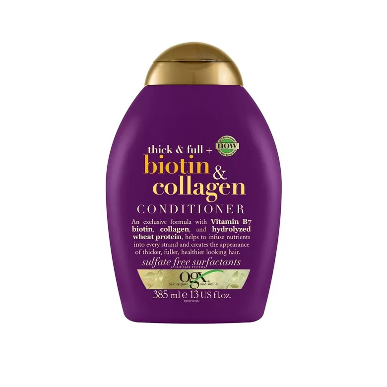 Ogx Thick & Full Biotin & Collagen Kondicionierius, 385 ml 