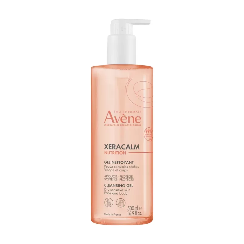 Valomasis gelis sausai ir jautriai odai Avène XeraCalm Nutrition 500 ml