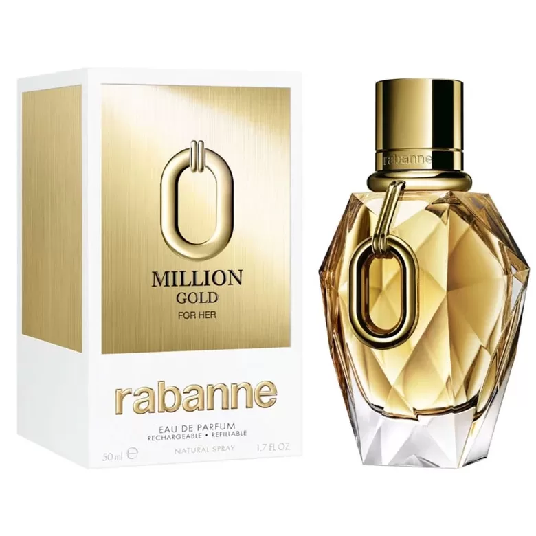 Роскошный, чувственный и яркий аромат Paco Rabanne 1 Million Gold Her Eau De Parfum 50 мл