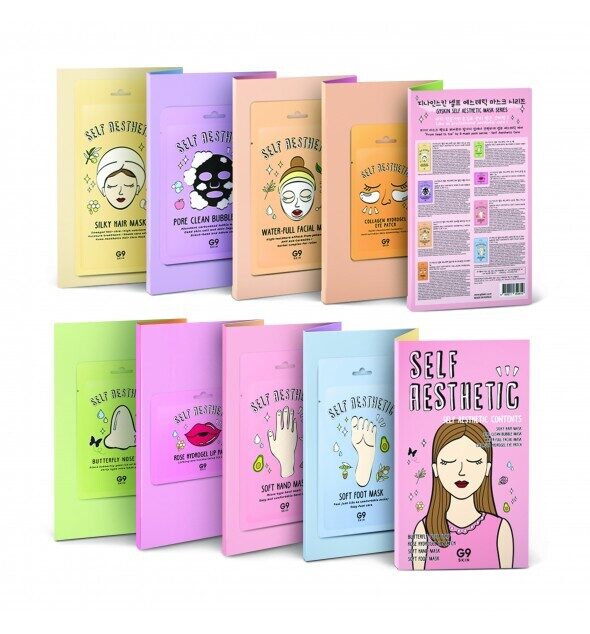 G9SKIN Self Aesthetic – Korėjietiškas SPA namuose rinkinys (8 vnt.)