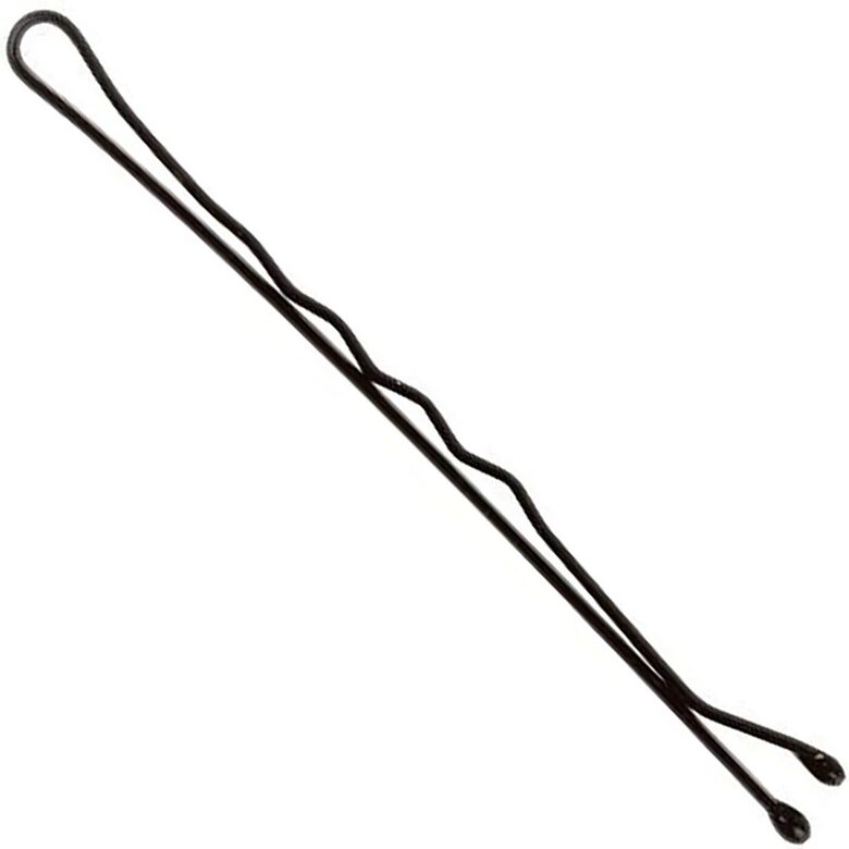 Plaukų segtukai 50 mm, juodi – 24 vnt. pakuotėje