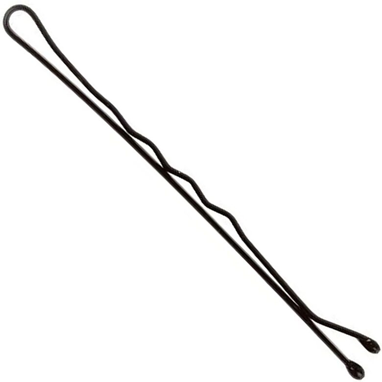 Plaukų segtukai 50 mm, juodi – 24 vnt. pakuotėje