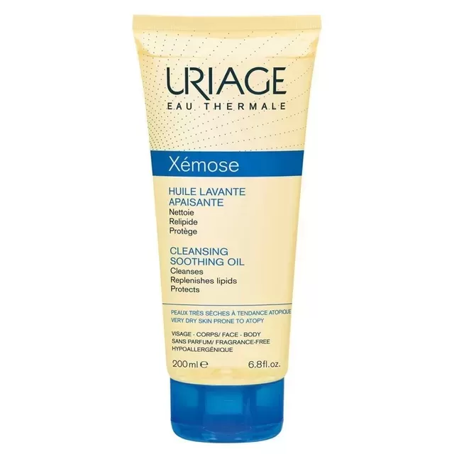 Мягкое питательное очищающее масло Uriage Xémose 200 мл