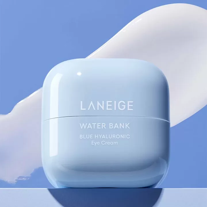 Intensyviai drėkinantis paakių kremas Laneige Water Bank Blue Hyaluronic, 25 ml