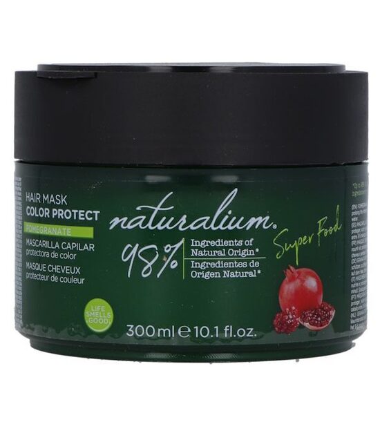 Naturalium Super Food Granātābolu Krāsas Aizsardzības Matu Maska 300 ml