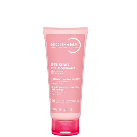 Putojantis veido prausimosi gelis Bioderma Sensibio 100 ml