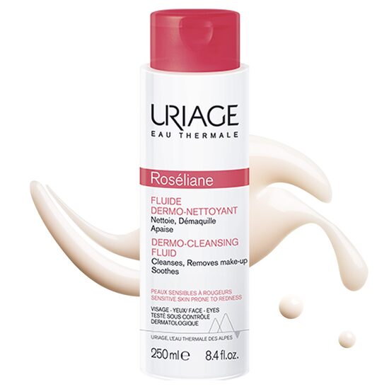 Maigs attīrošs fluīds sejai Uriage Dermocleansing Fluid, 250 ml
