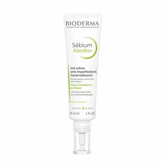  Attīrošs un intensīvi mitrinošs gels-krēms Bioderma Sébium Kerato+