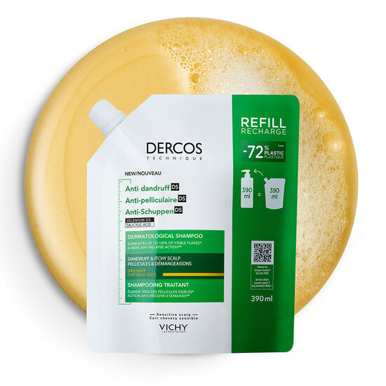 VICHY Dercos DS Refill pretblaugznu šampūns sausiem matiem, 390ml