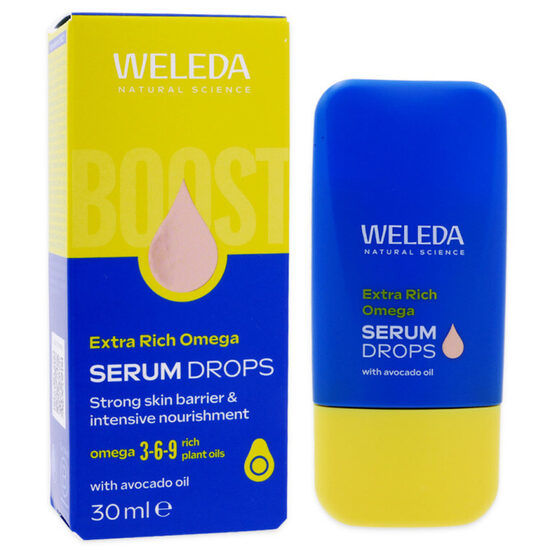 Intensīvi barojošs sejas serums ar avokado eļļu un omega taukskābēm Weleda Extra Rich 30 ml