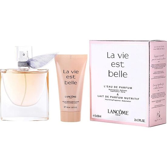 Lancôme La Vie Est Belle kinkekomplekt: Eau de Parfum 50 ml ja ihupiim 50 ml