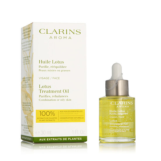 Clarins Lotus Face Treatment Oil sejas eļļa kombinētai un taukainai ādai, 30 ml