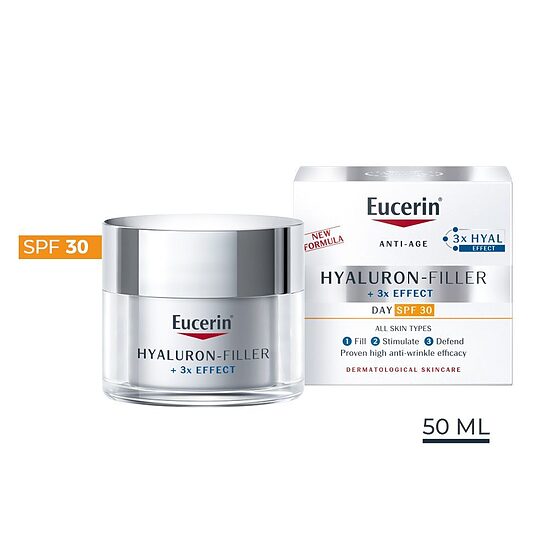 Eucerin Hyaluron-Filler 3x Effect дневной крем SPF30 50 мл