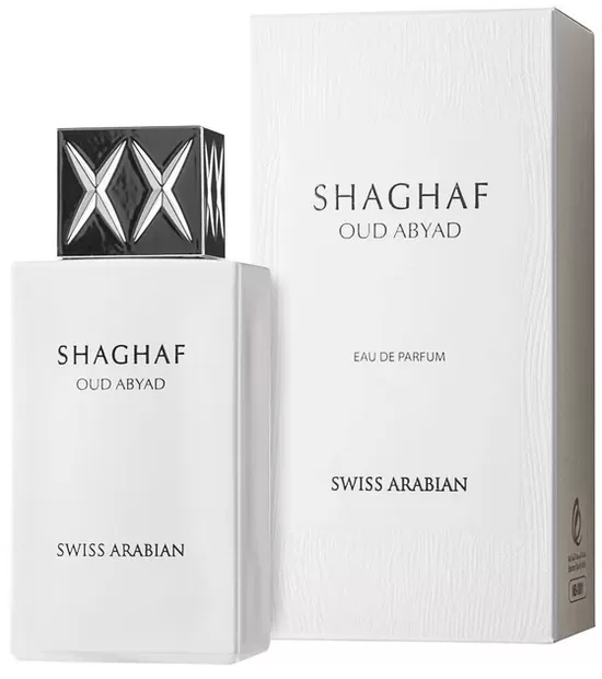 Peenekoeline ja intensiivne aroom Swiss Arabian Shaghaf Oud Abyad Eau de Parfum Spray 75 ml