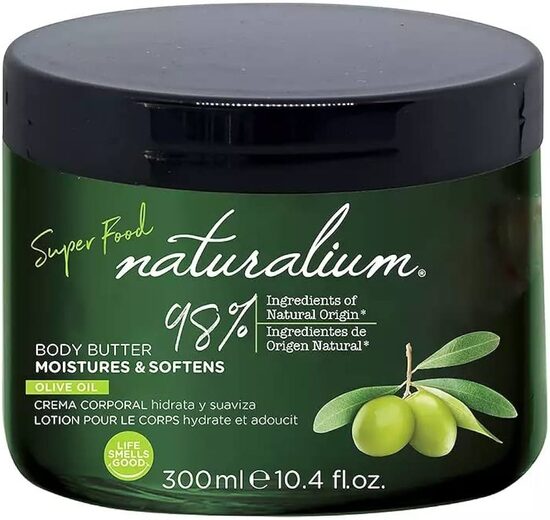 Крем-масло для тела Naturalium Super Food с оливковым маслом, 300 мл