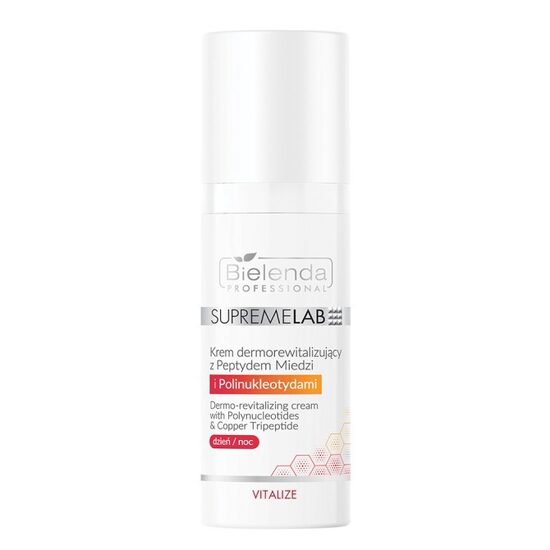 Bielenda Professional SupremeLab Vitalize восстанавливающий крем для лица с пептидом меди и полинуклеотидами 50 мл