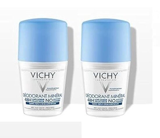 Vichy 48H Mineral Dezodorants Roll-On, 50ml – 2 gab.